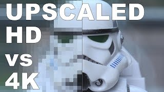 Upscaled 1080P HD VS 4K [upl. by Ociredef]