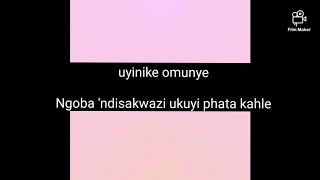 Intliziyo by Loyiso ft Langa Mavuso lyrics [upl. by Rowland]