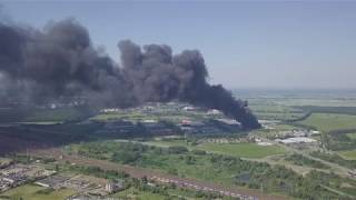 Veolia Rostock Großbrand  Feuer am 30052018 [upl. by Brey]