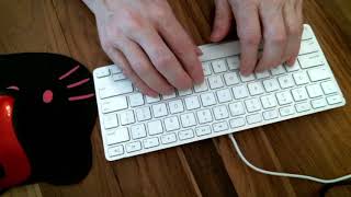 ASMR Typing Keyboard  No talking  17 minutes No41 [upl. by Nelyak39]