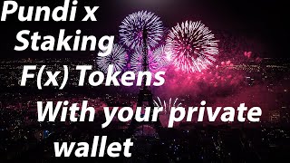 Pundi x Staking Fx tokens with your private wallet [upl. by Esirtal]