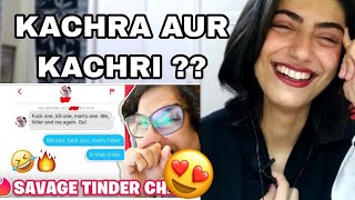 tanmaybhat TINDER CHATS REVIEW 2 REACTION [upl. by Brazee]