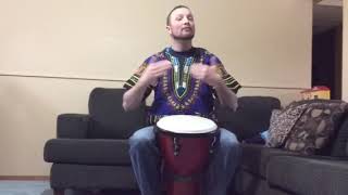 Djembe rhythms for Grasslands Chant and He Lives In You [upl. by Berl803]