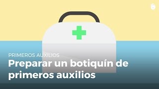 Aprende gestos de primeros auxilios  Botiquín de emergencia [upl. by Erait]