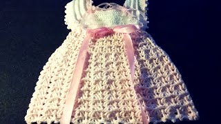 Vestidito quotNubequot ganchillo  crochet  Parte 2 [upl. by Traggat]