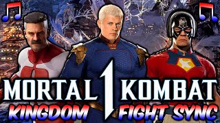 MK1 KINGDOM FIGHT SYNC WITH LYRICS FT DOWNSTAIT WWE CODY RHODES THEME SONG MORTAL KOMBAT 1 [upl. by Kristyn]