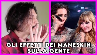 GLI EFFETTI DELLA VITTORIA DEI MANESKIN A SANREMO SULLA GENTE [upl. by Aronael]