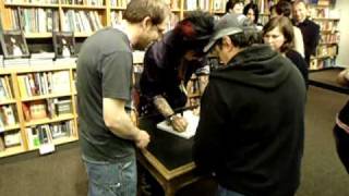 Nikki Sixx Seattle Book Signing April 13th 2011 This is gonna hurt [upl. by Razec]