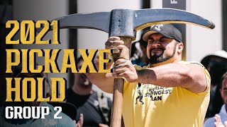 60 lbs 27 kg Pickaxe Hold  2021 Worlds Strongest Man  Group Two [upl. by Loni]