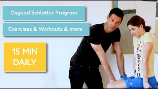 Osgood Schlatter Exercise Program  Exercises amp Workouts to get rid of Osgood Schlatter Disease [upl. by Stokes]