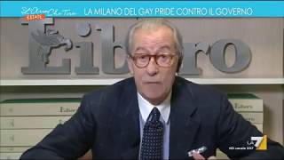 Feltri gay pride Quali diritti minacciati Milano è un vivaio di finocchi li chiamo ricchioni [upl. by Asilaj]