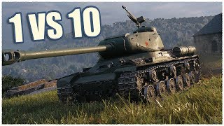 IS2 • 14 KILLS • 1 vs 10 • WoT Gameplay [upl. by Adil]