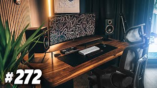 Room Tour Project 272  BEST Desk amp Gaming Setups [upl. by Nahtanoy]