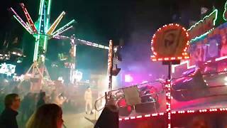 FAIRGROUND RIDES at StratforduponAvon Mop fair 2016 [upl. by Asilaj]