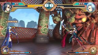 Shin Koihime Musou Otome Taisen ★ Sangokushi Engi vs Gameplay [upl. by Ocsinarf]