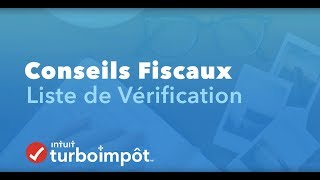 Conseils fiscaux  liste de vérification [upl. by Halda]