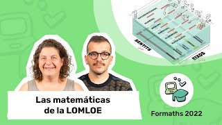 Las matemáticas de la LOMLOE Una aproximación a los cambios curriculares  Formaths 2022 [upl. by Toffic]