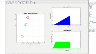 Mobile Robot Matlab Simulation [upl. by Enelhtac]