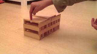 How to build a House with Kapla Blocks [upl. by Leahcimrej]