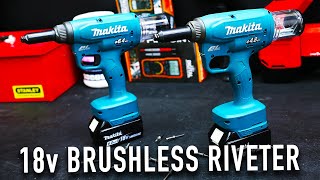 NEW Makita 18v Brushless Rivet Guns DVRr150 and DVR250 [upl. by Janette]