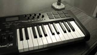 MAudio Axiom 25 Midi Keyboard Controller Overview [upl. by Ococ]