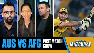 Matchday LIVE CWC23 Match 39  Maxwell leads Australia to unbelievable win against Afghanistan [upl. by Htidirem]