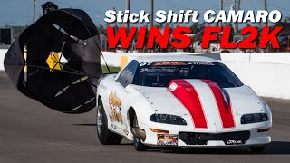 World Fastest Stick Shift Car Grubbworm Camaro wins FL2K [upl. by Annoyk]