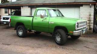 79 Dodge Powerwagon Restoration Completewmv [upl. by Adnohsal530]