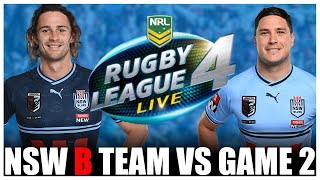 CAN THE NSW B TEAM BEAT THE 2023 NSW BLUES ON RLL4 [upl. by Neerehs]