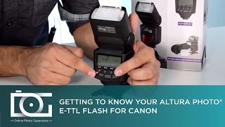 TUTORIAL  How To Use the ETTL Flash for CANON Cameras APC1001  Altura Photo® [upl. by Ylra]