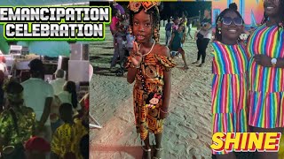 SHINE  EMANCIPATION IN BELLADRUM 2024 GUYANA VLOG [upl. by Birkner]