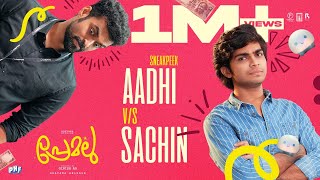 Aadhi VS Sachin  Premalu  Naslen  Shyam Mohan M  Mamitha  Girish AD  Bhavana Studios [upl. by Orihakat]