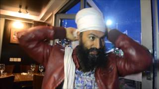 How to tie a Dumalla by Jagmeet Singh Canadian MP [upl. by Gerrie]