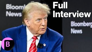 Donald Trump Full Interview Live on Bloomberg [upl. by Absa]