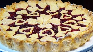 Ricetta Crostata di ricotta e marmellata [upl. by Ahsiakal870]