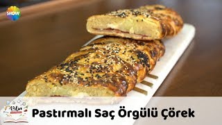 Pastırmalı Saç Örgülü Çörek Tarifi [upl. by Bergh]