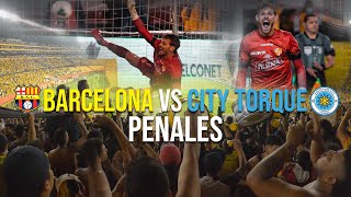 Penales Barcelona VS Montevideo City Torque desde las Gradas  Sur Oscura  copa libertadores [upl. by Mauve]