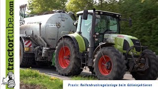 Reifendruckregelanlage in der Praxis  Gülle injektieren mit Claas PTG amp Joskin  WFMPraxis [upl. by Nodnorb]