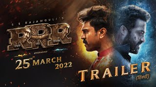 RRR Official Trailer Hindi India’s Biggest Action Drama  NTRRamCharanAjayDAliaB  SS Rajamouli [upl. by Assiral]