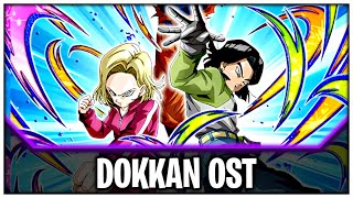 DBZ Dokkan Battle  INT Androids 17 amp 18 Active Skill OST [upl. by Ilke]