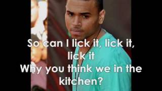 Chris Brown  Invented Head WLyrics [upl. by Eidda]