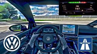 2025 Volkswagen GOLF 8 R Variant  DRIVE ON GERMAN AUTOBAHN [upl. by Orji]