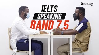 IELTS Speaking MOCK Test for NIGERIANS amp AFRICANS  BAND 75 sample [upl. by Hsivat]