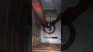 deep freezer external cooling coil fittingshorts short shortvideo workshoptelugu [upl. by Dahlstrom]