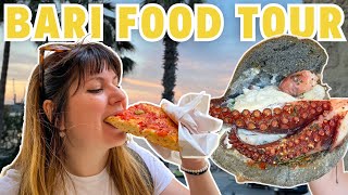 BARI FOOD TOUR tra Panzerotti e Orecchiette 😋 😍 [upl. by Auqinom]