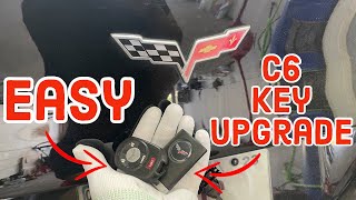 C6 Key Upgrade  Easy Must Do For Your C6  5 Min Job  Links Below [upl. by Skoorb]