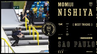 Momiji Nishiyas 2nd Place Finish  2023 SLS Super Crown  Best Tricks [upl. by Kiki]