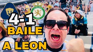 PUMAS HUMILLA🔥A LEON 41  COLOR PUMAS VS LEON  REACCIONES [upl. by Ainoek]