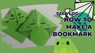 DIY VLOG  HOW TO MAKE A BOOKMARK assignment 3 from group2 [upl. by Bartholomeo]