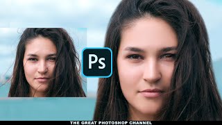 How to Fix Flyaway Hair in Photoshop cc [upl. by Nilat]